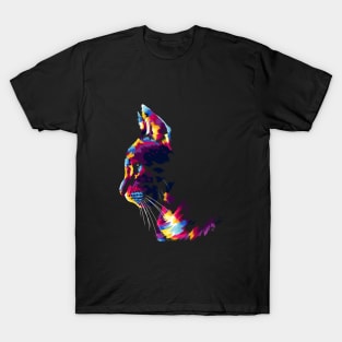 Cute cat pop art T-Shirt